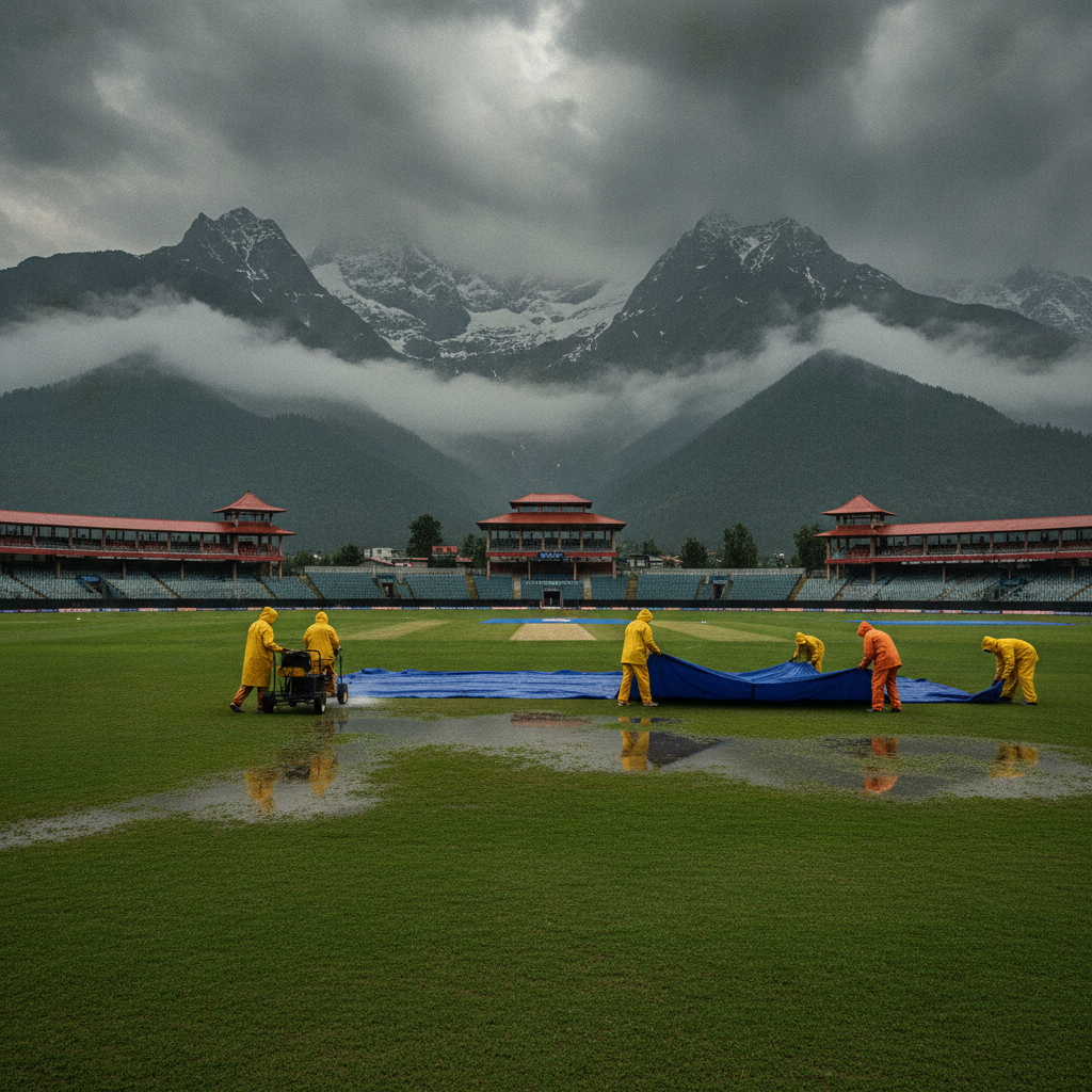 Rain Delays Toss for India-Afghanistan First ODI Match in Dharamsala