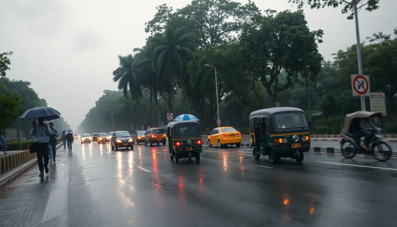 Rain Hits Parts of Delhi as Chhatarpur Records 35.5 mm and Temperatures Drop
