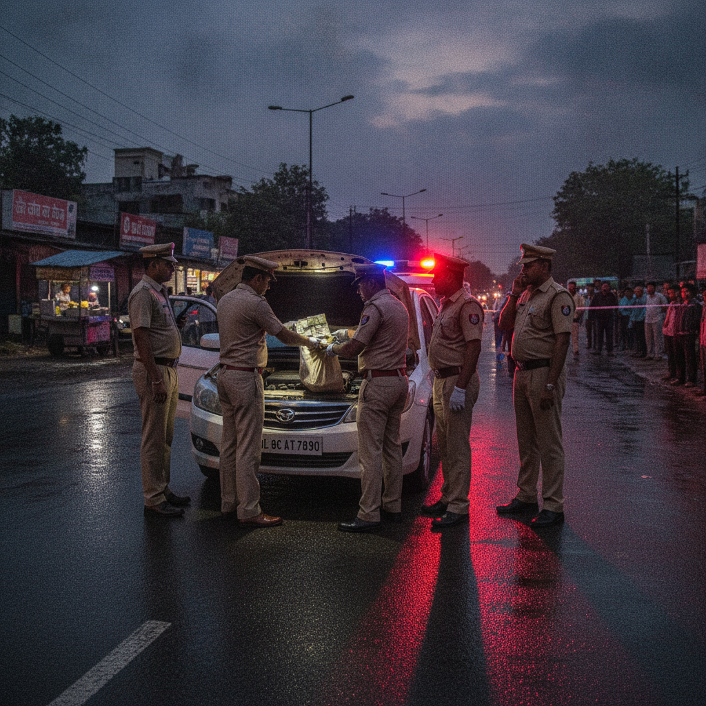 Driver Arrested After Staging Rs 5 Lakh Gunpoint Robbery In Sector-26 Rohini