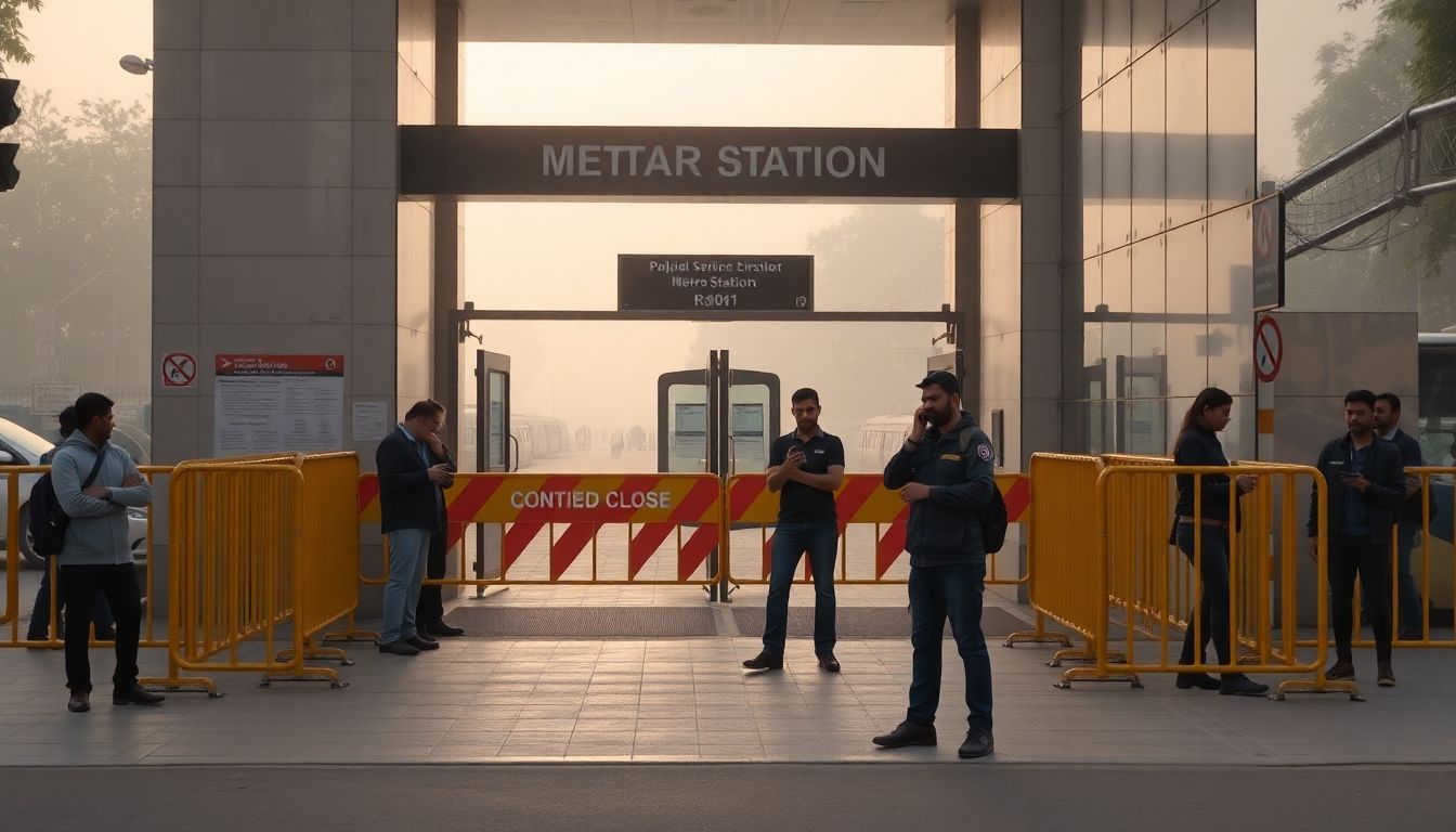 Central Delhi Protest Causes Closure Of Five Metro Stations And Internet Shutdown