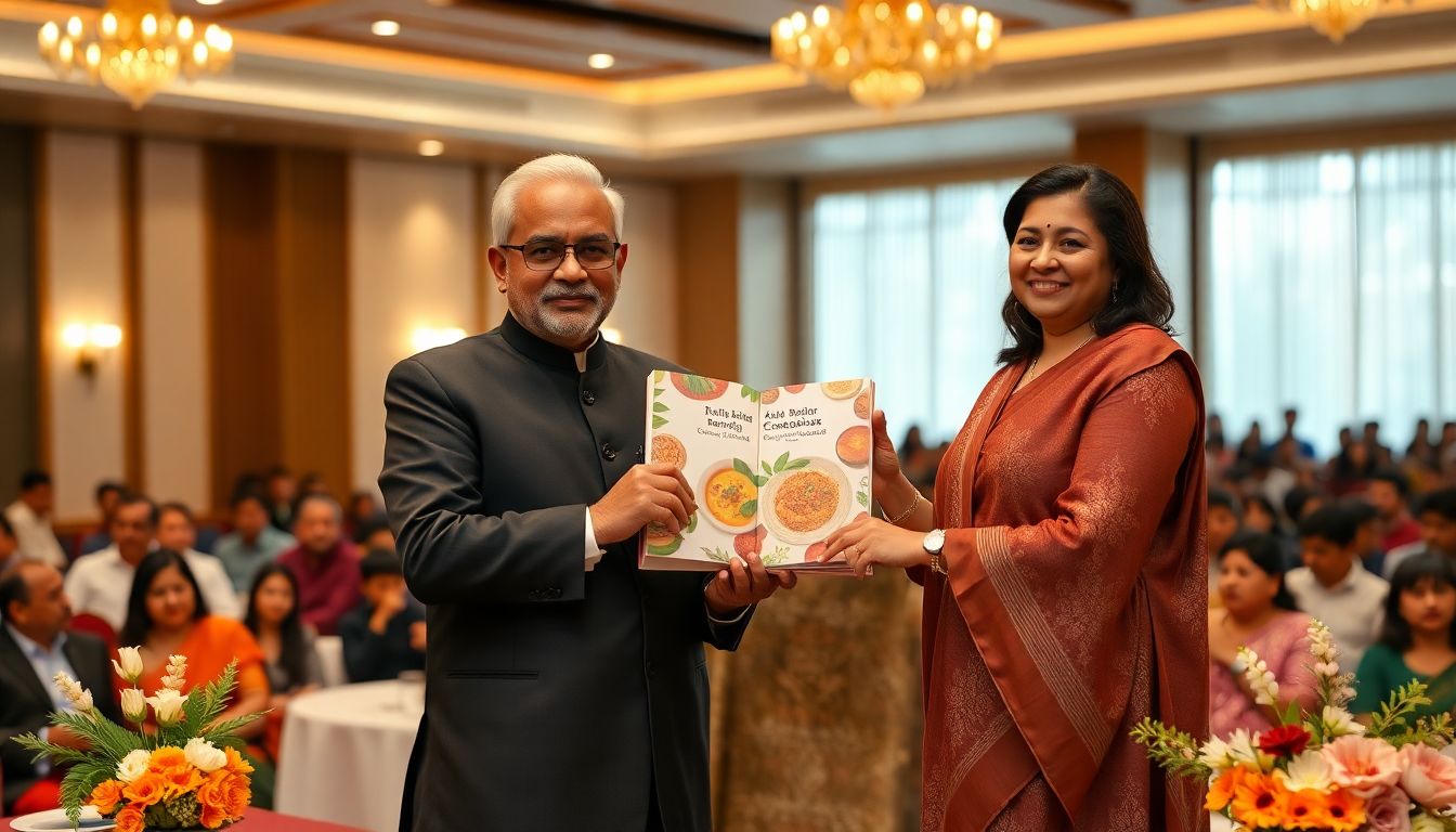 Jyotiraditya Scindia Launches Rohini Rana's Fusion Cookbook 'Memories on a Platter'