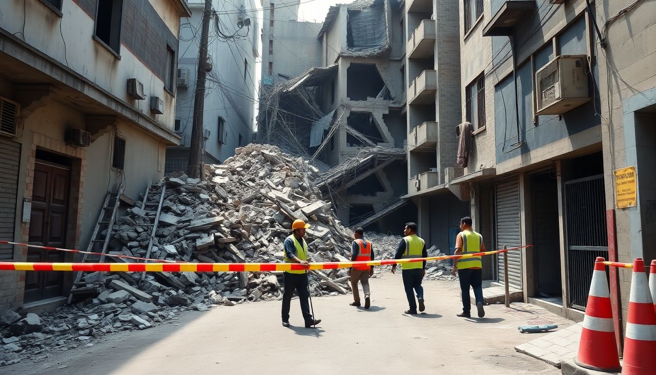 Two Students Die in Satya Niketan Building Collapse Near DU South Campus