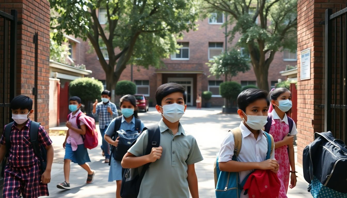 Delhi Schools Issue Health Advisories as Seasonal Flu and H1N1 Cases Surge