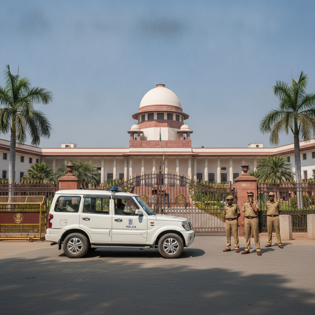 Delhi Police arrest two law students for disrupting Supreme Court proceedings