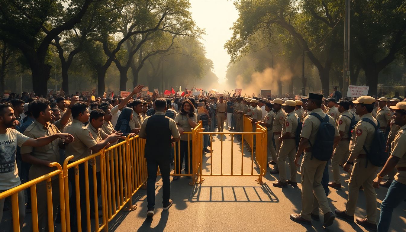 AISA Alleges Delhi Police Brutality During NEET Protest March to Parliament