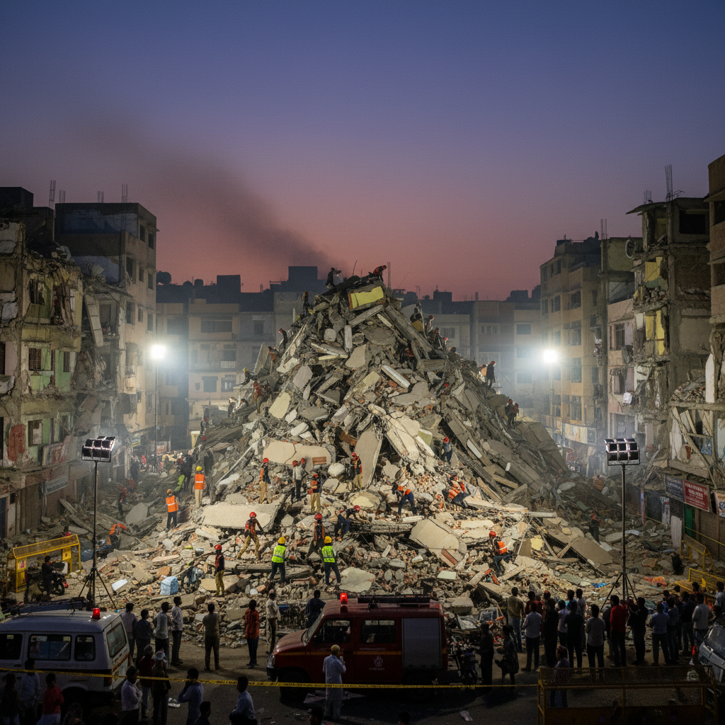 Six killed in Saidullajab building collapse near Saket