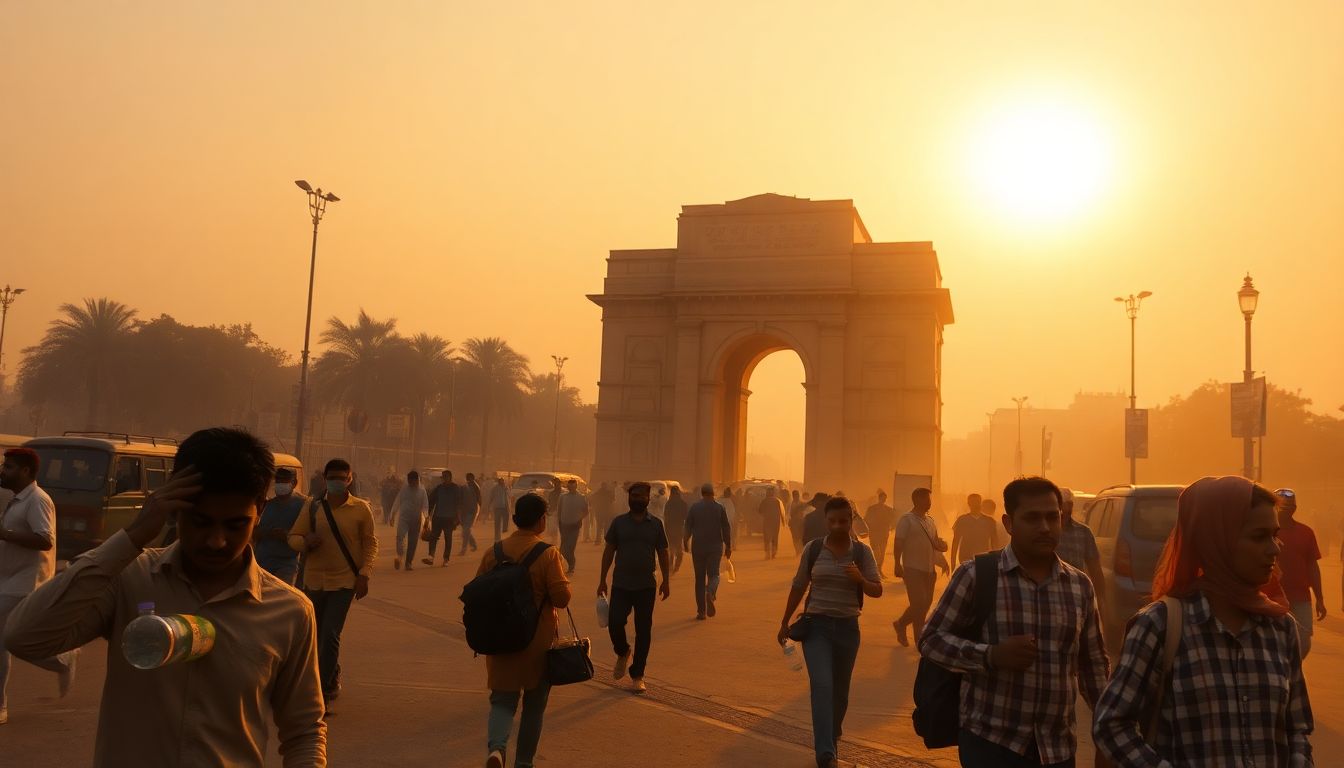Delhi records warmest morning in two years with 31.1 degrees Celsius minimum