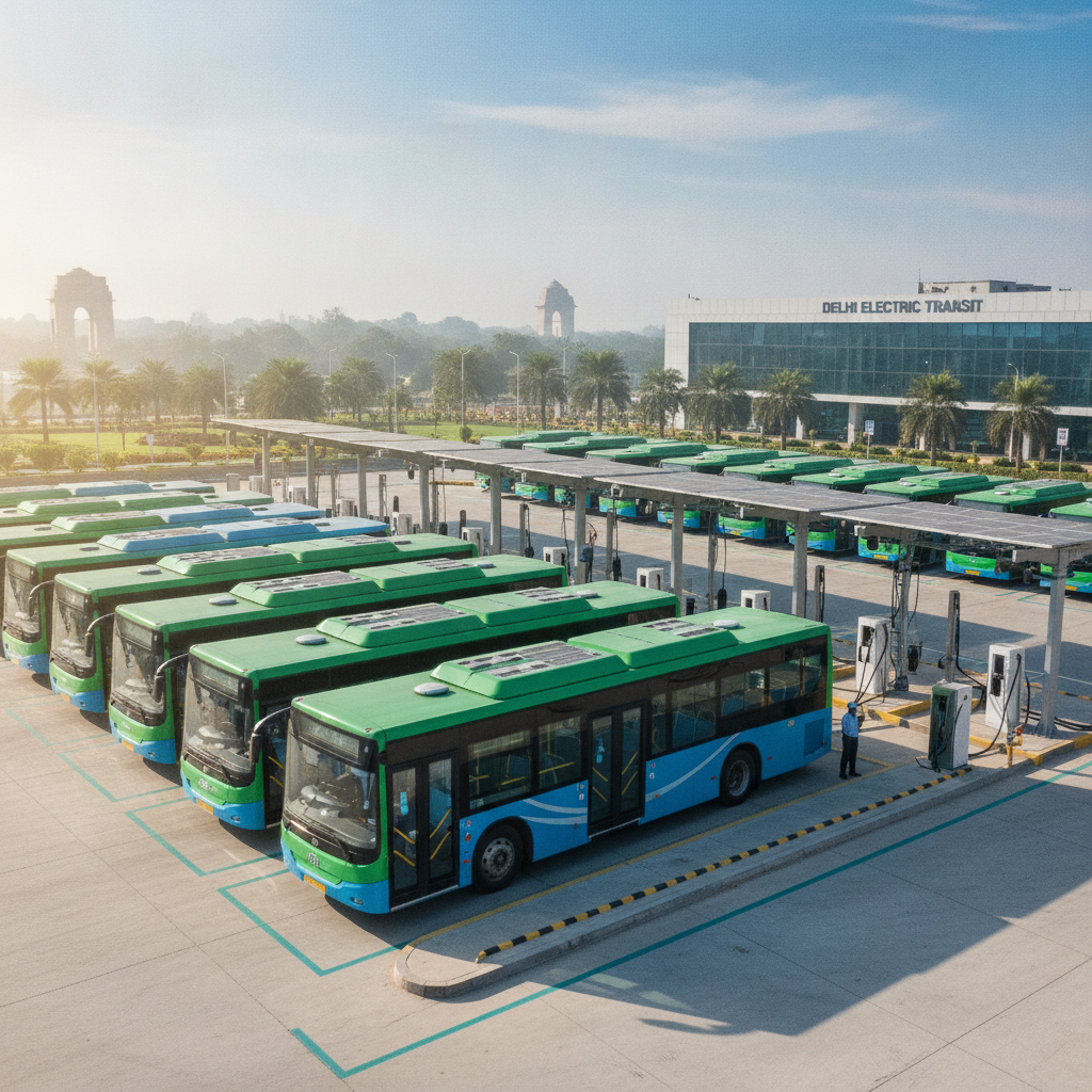 Delhi Government to Induct 2,800 Electric Buses Under PM E-DRIVE Scheme