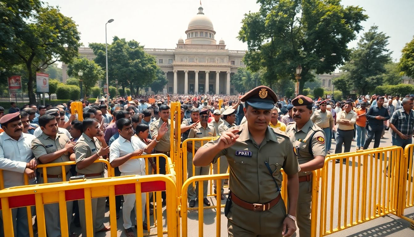 AAP Protests Near Delhi Secretariat Over Alleged ₹40 Crore Bicycle Scam
