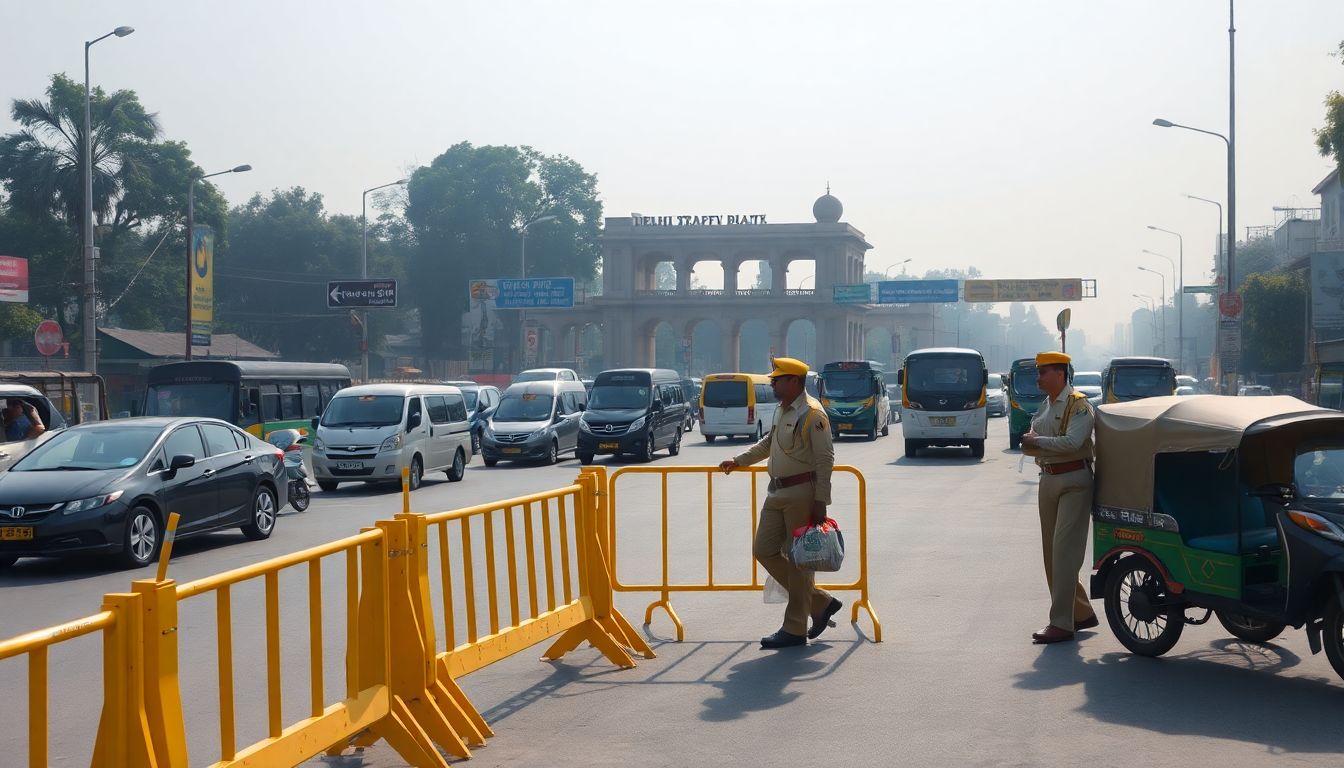 Delhi Traffic Police Issues Advisory Ahead of Kisan Ghat Farmers Protest