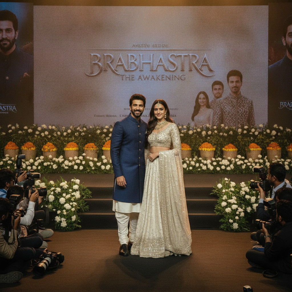 Ram Charan and Janhvi Kapoor Celebrate Day 1 Release of Telugu Film Peddi