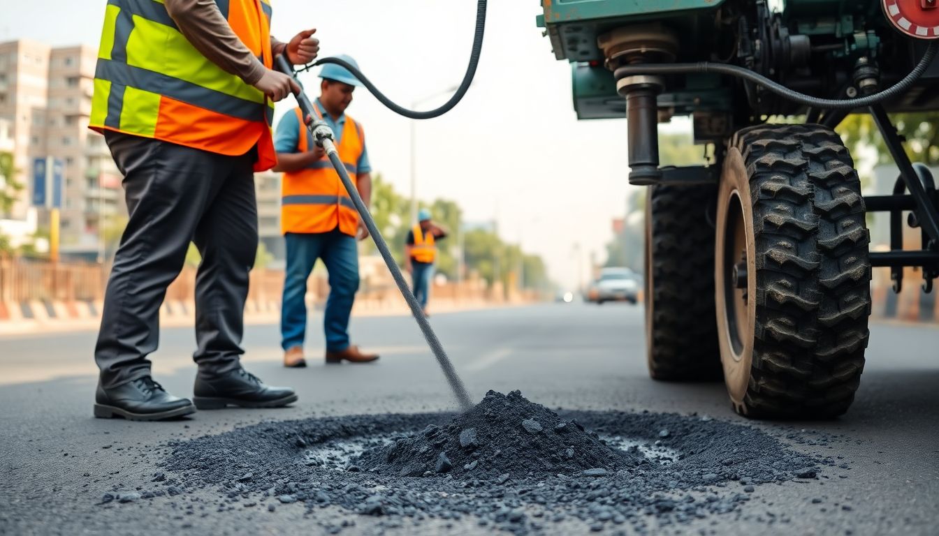 Delhi Authorities Adopt Advanced Spray Injection Patching Tech for Pothole Repairs