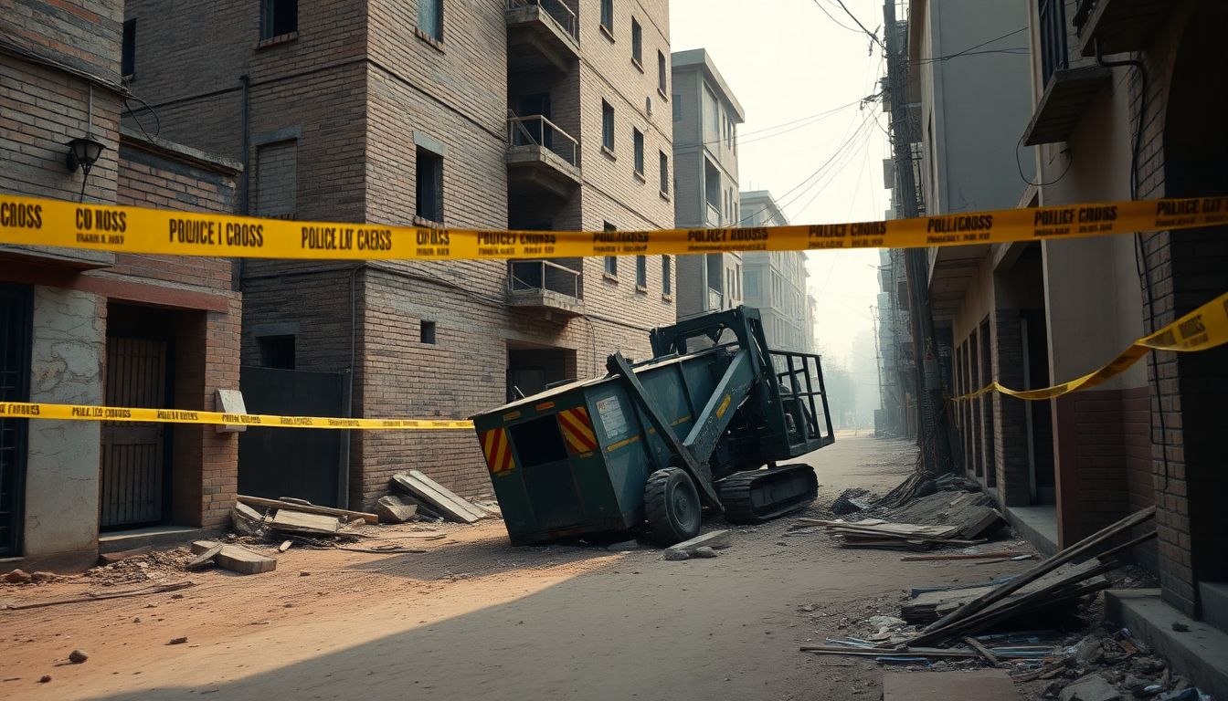 Woman killed as concrete lifting machine collapses in Delhi's Begumpur