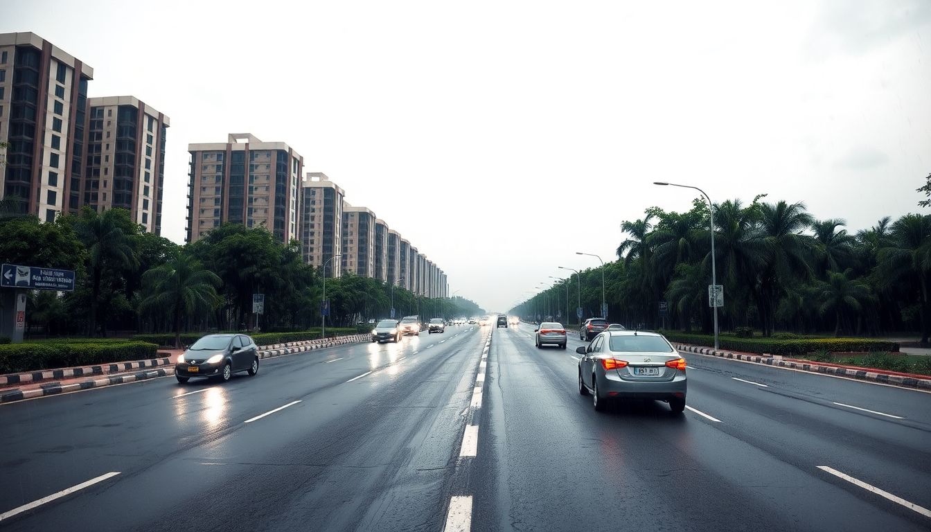 Greater Noida Receives 17 mm of Rain as Moderate Showers Lash NCR