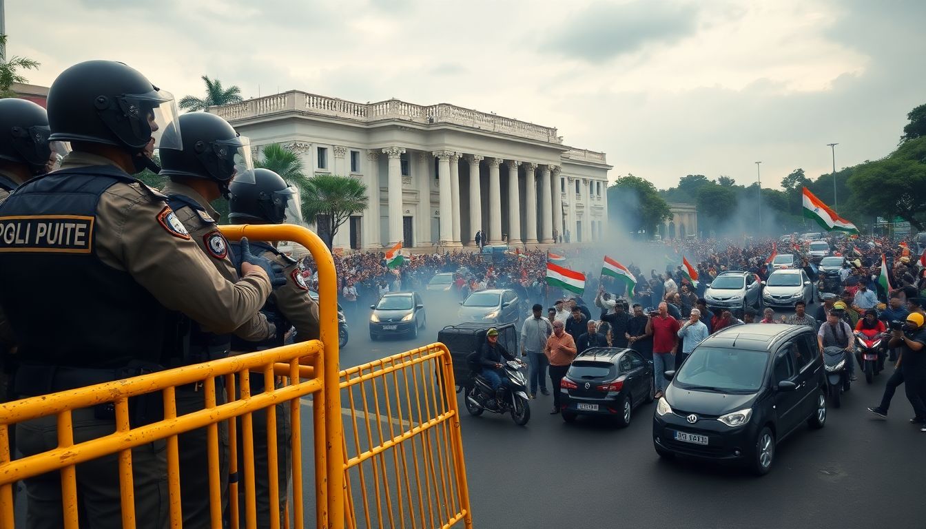 CJP Protest Clashes Shut Rajiv Chowk Metro and Cause Massive Connaught Place Gridlock