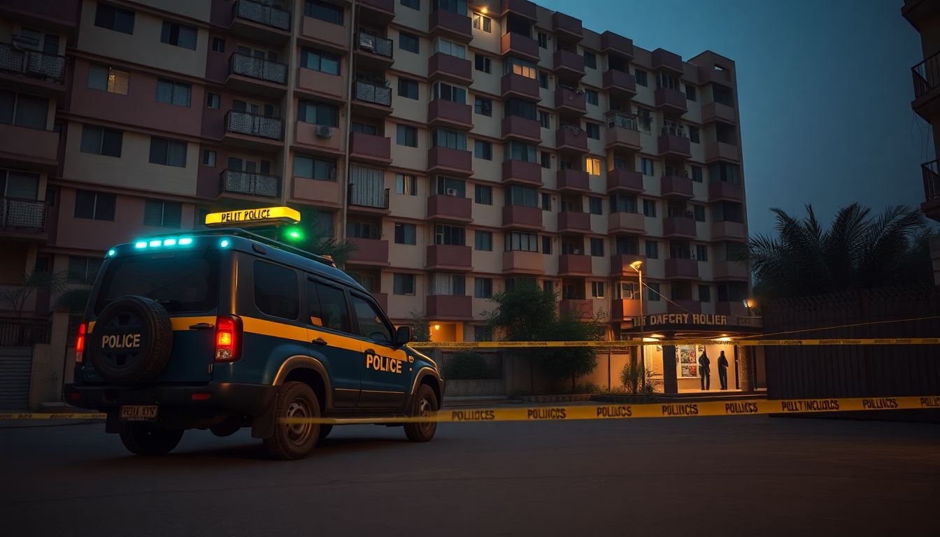 Man apprehended after wife found dead at Lodhi Colony apartment complex
