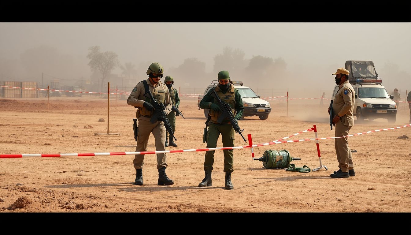 Army and Delhi Police Destroy Recovered Rocket Launchers in Narela