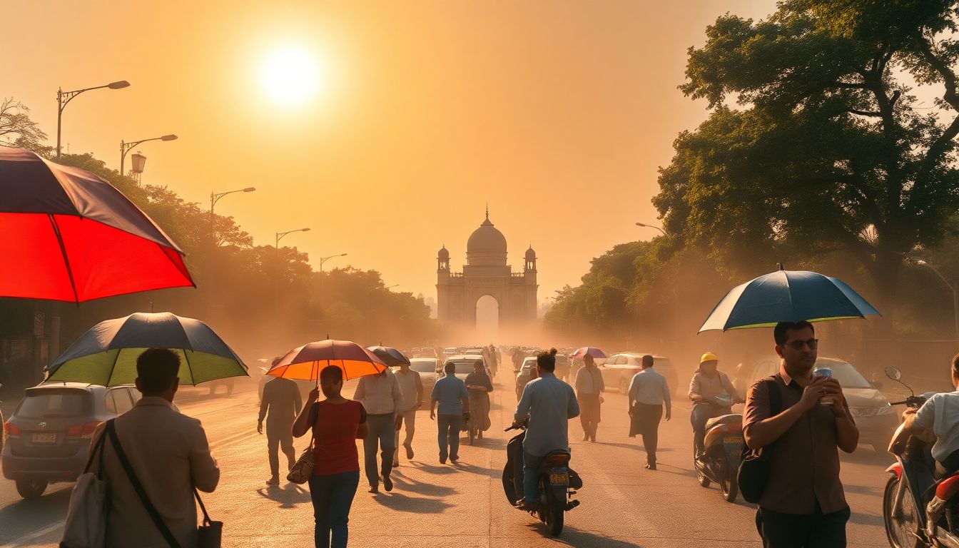 Delhi Heat Index Reaches 53.5 Degrees Celsius on Tuesday as Humidity Soars