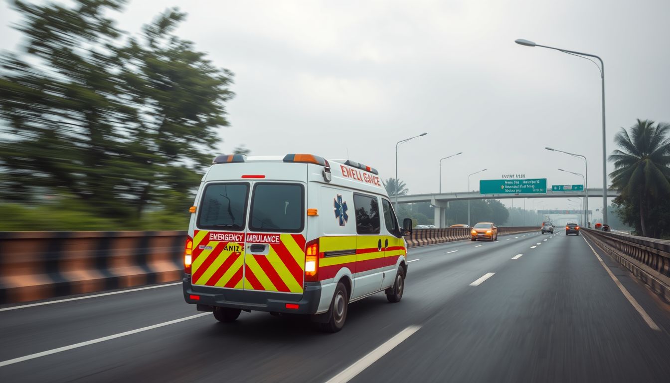 NHAI Sets 10-Minute Highway Ambulance Rule with ₹10,000 Fine for Delays