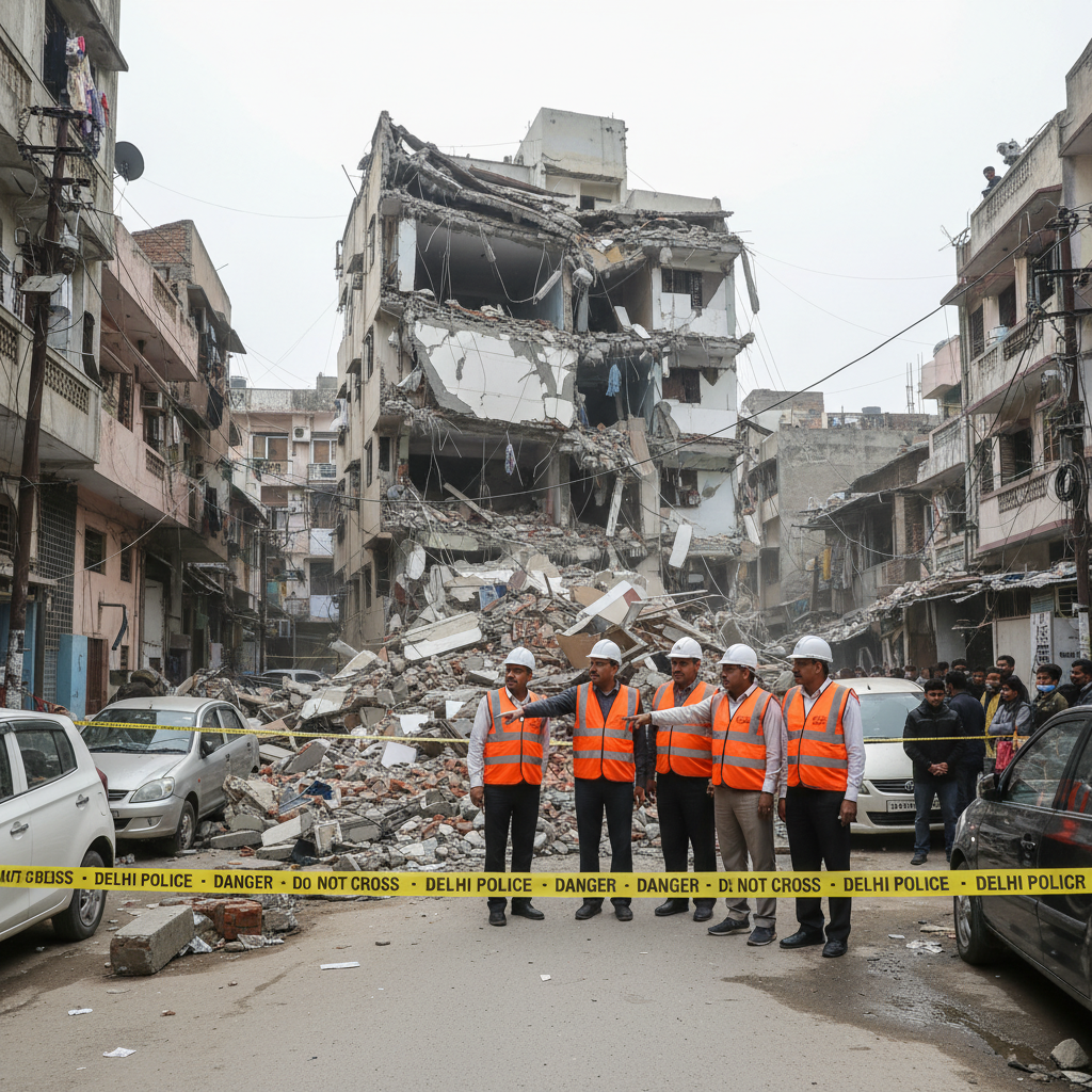 Two MCD Engineers Suspended After Saket Building Collapse