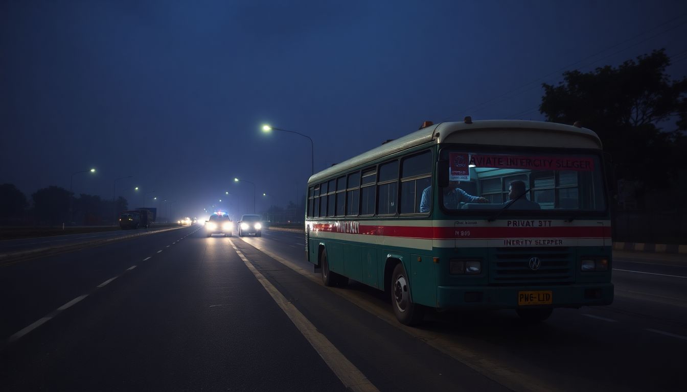 Sleeper Bus in Greater Noida Assault Case Had 12 Pending Challans Worth ₹63,000