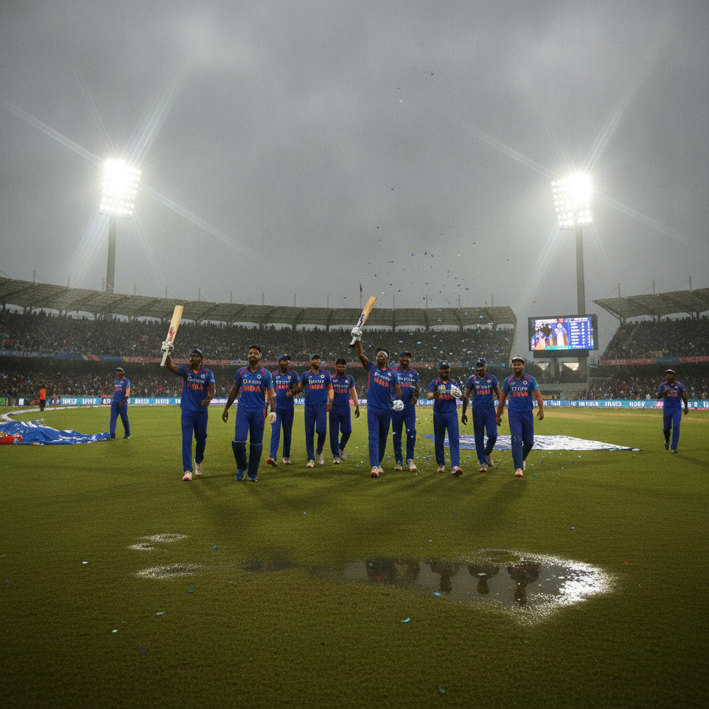 India Defeats Afghanistan by Seven Wickets in Rain-Affected First ODI