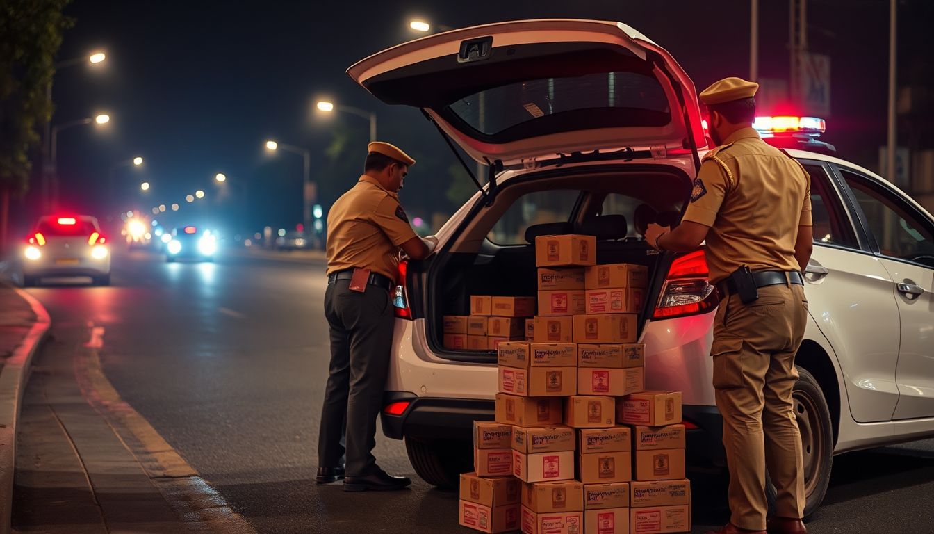 Delhi Police Arrest Man With 3,000 Quarters of Illicit Liquor in Tilak Nagar