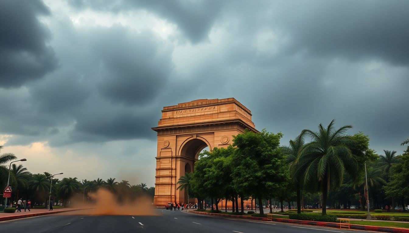 IMD forecasts Sunday thunderstorms and 50 kmph winds for Delhi-NCR
