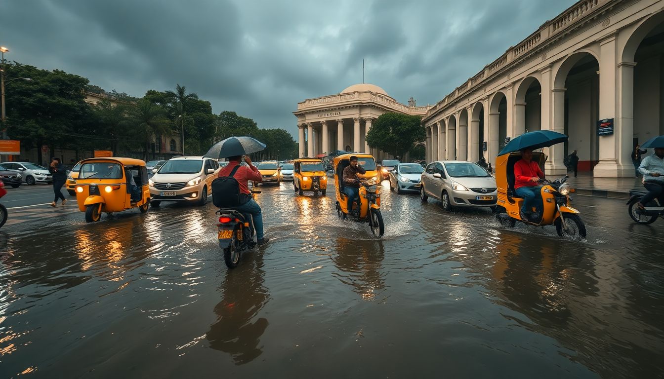 Delhi Crosses Annual Rain Mark as Downpour Floods Connaught Place, Roads