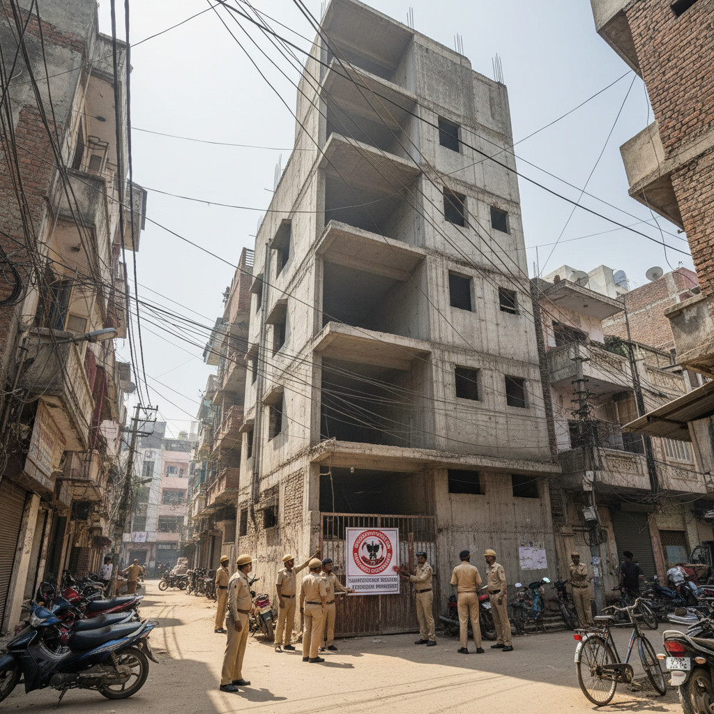 MCD Launches Drive to Seal Illegal Buildings After Saket Collapse